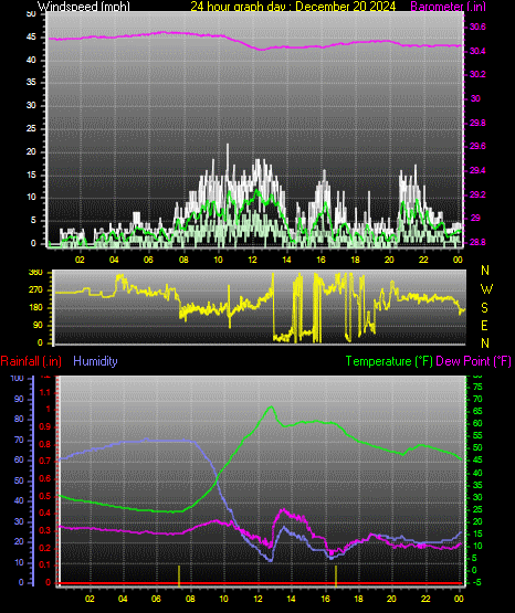 24 Hour Graph for Day 20